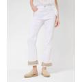5-Pocket-Jeans BRAX "Style MARY S" Gr. 44K (22), Kurzgrößen, weiß Damen Jeans 5-Pocket-Jeans