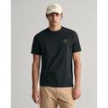 T-Shirt GANT "LOGO SCRIPT SS T-SHIRT" Gr. XXXL, schwarz (black) Herren Shirts T-Shirts