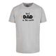 T-Shirt MERCHCODE "Merchcode Herren Fathers Day - Best Dad In The World T-Shirt" Gr. 4XL, grau (heathergrey) Herren Shirts T-Shirts
