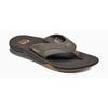 Sandale REEF "FANNING", Gr. 43, braun (braun, gum), Synthetik, sportlich, Schuhe