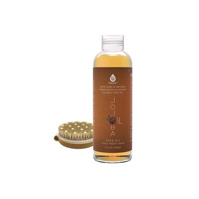 Plus Size Women's Beauty Bundle - Golden Jojoba Oil & Bath Brush Massager by Pursonic in O