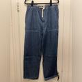 J. Crew Jeans | J.Crew Drawstring Denim Pant | Color: Blue/White | Size: L