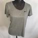 Nike Tops | Nike Dri Fit Vneck Gray Top Size M | Color: Gray | Size: M