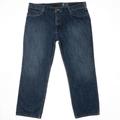 Carhartt Jeans | Carhartt Mens Relaxed Straight Jeans Size 42x30 Actual 41x29 Blue Cotton Denim | Color: Blue | Size: 42