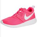 Nike Shoes | New Nike Roshe One Big Kids Hyper Pink-White W(6) | Color: Pink/White | Size: 4g