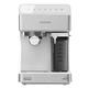 Cecotec Kaffemaschine Power Instant-ccino 20 Touch. 1350 W, Siebträger, 20 bar Druck, 1'4 L Wassertank, Thermoblock, Milchbehälter, Touch-Bedienung, Weiß