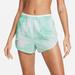 Nike Shorts | Nike Tempo Luxe Icon Clash Running Shorts Tie Dye Green Size M | Color: Green | Size: M