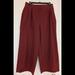 Nine West Pants & Jumpsuits | Nine West Wide Leg Crop Pant | Color: Orange/Red | Size: M