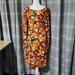 Lularoe Dresses | Lularoe Xl Debbie | Color: Orange/Yellow | Size: Xl