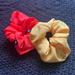 Pink Victoria's Secret Accessories | 3/$15 - Vs Pink Scrunchies Nwot | Color: Pink/Yellow | Size: Os