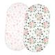 ibasenice 2pcs 's Bedspread Bassinet Cradle Cot Nursery Bedding Changing Pad Cover Crib Cotton Cradle Pads Crib for White Polyester Cotton Cushion