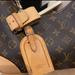 Louis Vuitton Accessories | Euc Vintage Luis Vuitton Vachetta Luggage Tag & Poignet Set | Color: Tan | Size: Os