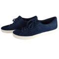 Michael Kors Shoes | Michael Kors Leather Suede Casual Sneakers | Color: Blue | Size: 8