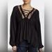 Free People Tops | Free People Women's Tops Free People Blouse | Color: Black | Size: Xs