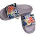 Adidas Shoes | Adidas Adilette Slides/ Sandals Kids 12 | Color: Blue/Purple | Size: 12g