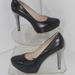 Nine West Shoes | Nine West Platform Black Leather Pumps Size 9 M | Color: Black | Size: 9