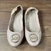 Coach Shoes | Coach Bailey Pink Leather Slip-On Flats Women’s Size 8 Shoes | Color: Gold/Pink | Size: 8