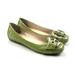 Nine West Shoes | Nine West Green Spotty Flats Women's Slip On Shoes | Color: Green | Size: 6.5