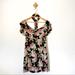 Anthropologie Dresses | Anthropologie Roe + May Floral Ruffle Mini Spring Dress Medium Nwot | Color: Black/Pink | Size: M