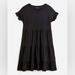 J. Crew Dresses | J. Crew Tiered Dress In Broken-In Jersey In Black | Color: Black | Size: M