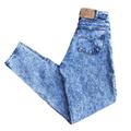 Levi's Jeans | Levi's 550 Orange Tab Vintage 80's Usa Made Acid Wash Denim Jeans 28x33 | Color: Blue/White | Size: 28