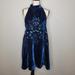 Free People Dresses | Free People Jill's Sequin Swing Dress | Color: Blue | Size: S