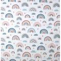 0,5 Meter BAUMWOLLE Regenbogen cotton RAINBOW fabric stoff meterware zum nähen Baumwollstoff