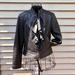 Nine West Jackets & Coats | Nine West Leather Jacket! Spring & Autumn Ruffles | Color: Black | Size: S