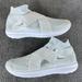 Nike Shoes | Nike Free Rn Motion Flyknit White Running Shoes Sneakers Women's Size 8.5 | Color: White | Size: 8.5