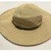 Nine West Accessories | Nine West Woven Straw Floppy Beach Hat One Size | Color: Cream/White | Size: Os