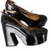 Jessica Simpson Shoes | Jessica Simpson Black Patent Siantar Platform Shoes Size 11 Nwot | Color: Black | Size: 11