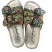 Free People Shoes | Free People Bali Embellished Leather Flip Flops Sandals Shoes Size 38 (Us 7-7.5) | Color: Tan/Yellow | Size: 38eu