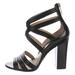 Michael Kors Shoes | 38 Michael Kors Leather Cage Strappy Sandals $495 Made In Italy! | Color: Black/Brown | Size: 7.5