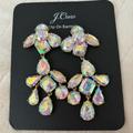 J. Crew Jewelry | Fabulous Jcrew Iridescent Clip On Earrings. Nwt | Color: White | Size: Os