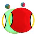 UPKOCH 6 Sets Trampoline Dish Game Novelty Balls Toys Trampoline Disc Game Trampoline Ball Game Flying Disc Paddle Bouncy Balls for Flying Dish Paddle Sports Red Bouncy Ring