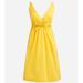 J. Crew Dresses | *Nwt!* J.Crew Collection Bow-Front Taffeta Mini Dress | Color: Yellow | Size: 16