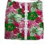 Lilly Pulitzer Skirts | Lily Pulitzer Bow Skirt Floral Green Pink Aline Size 2 Preppy | Color: Green/Pink | Size: 2
