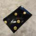 Kate Spade Bags | Kate Spade Black Patent Gold Polka Dot Pouch Clutch | Color: Black/Gold | Size: Os