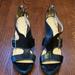 Nine West Shoes | Nine West Black High Heeled Sandals | Color: Black | Size: 8