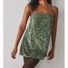 Free People Dresses | Free People (That Girl Sequin Slip) Green Dress. Size: S | Color: Green | Size: S