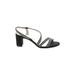 Naturalizer Sandals: Black Solid Shoes - Women's Size 6 1/2 - Open Toe