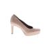 Solanz Heels: Tan Shoes - Women's Size 8 1/2