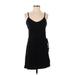 Banana Republic Factory Store Casual Dress - Mini V-Neck Sleeveless: Black Solid Dresses - Women's Size X-Small