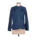 Nina Leonard Denim Jacket: Blue Jackets & Outerwear - Women's Size Large