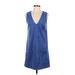 Sadie & Sage Casual Dress - Shift: Blue Dresses - New - Women's Size X-Small