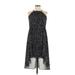 White House Black Market Casual Dress - A-Line Halter Sleeveless: Black Dresses - Women's Size 00