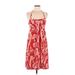 Maeve Casual Dress - Mini Halter Sleeveless: Red Dresses - Women's Size 6