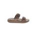 Steve Madden Sandals: Brown Solid Shoes - Women's Size 10 - Open Toe