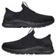 Mens Smart Casual Shoes Non-Slip Shoes Men's Elevator Shoes Lightweight Trainers Men Mesh Breathable Trainers for Work Gym Running Training Shoes Arch Support Shoes,Black,46/280mm