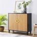 Storage Cabinet Sideboard With Doors And Adjustable Shelves
